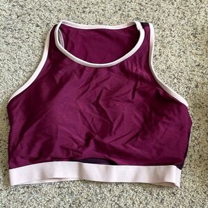 Fabletics medium color blocked sports bra